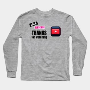 Like, share and Subscribe Long Sleeve T-Shirt